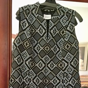 Akris Punto jacquard a-line midi dress, 14